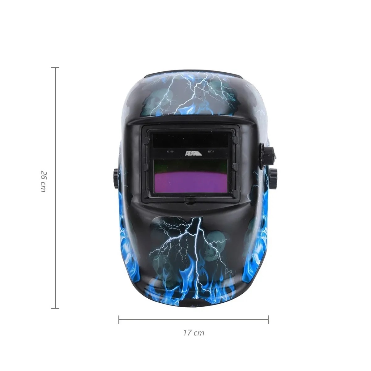 Careta De Soldar Uso Industrial Soldadura Electronica Diseño Rayos