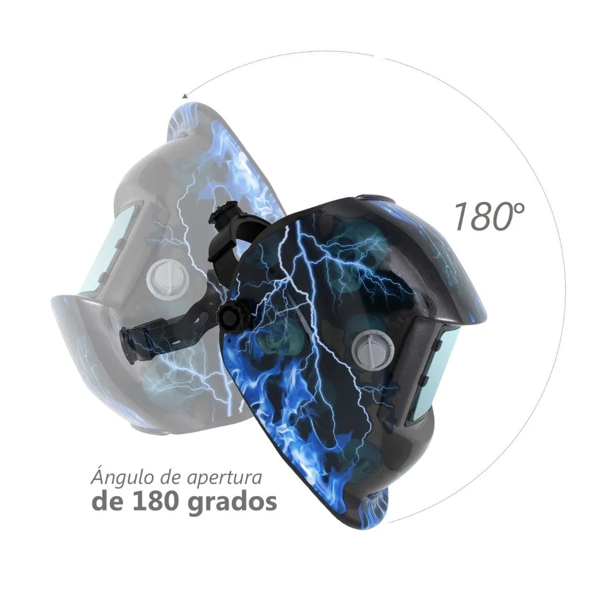 Careta De Soldar Uso Industrial Soldadura Electronica Diseño Rayos
