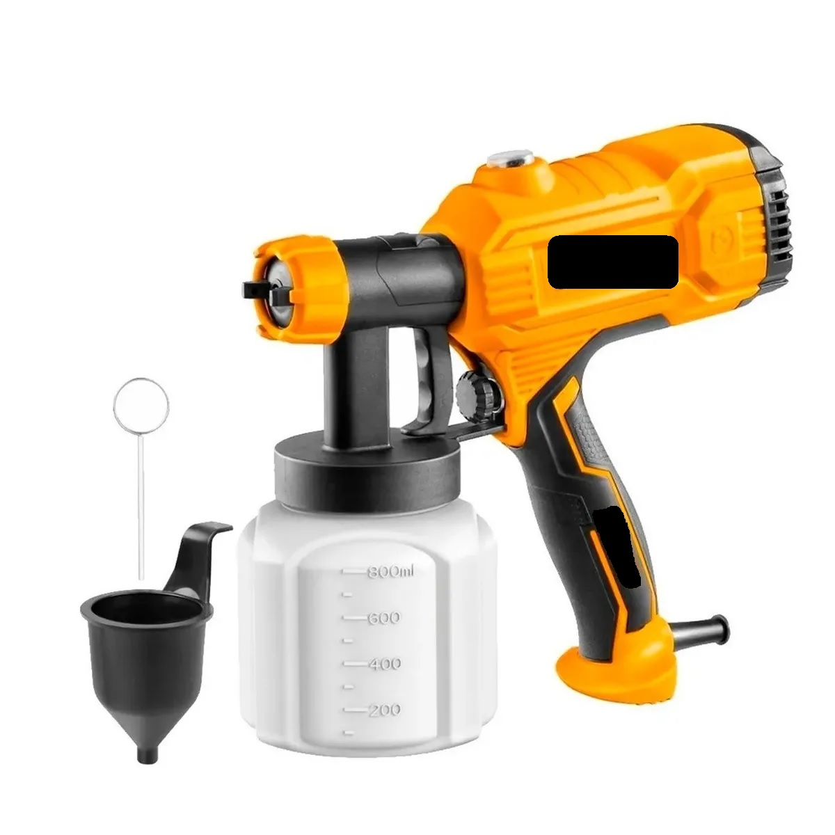 Pistola Electrica Para Pintar Pulverizador Pintura Amarilla