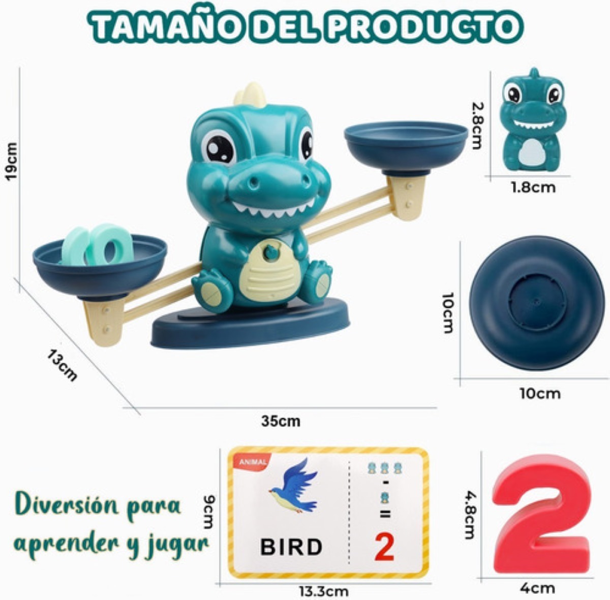 Wobbler De Ciervo De Madera Sintética – Juguete De Equilibrio Roly Poly De 5x5x7 Cm, Educativo Y Decorativo Para Niños Y Adultos