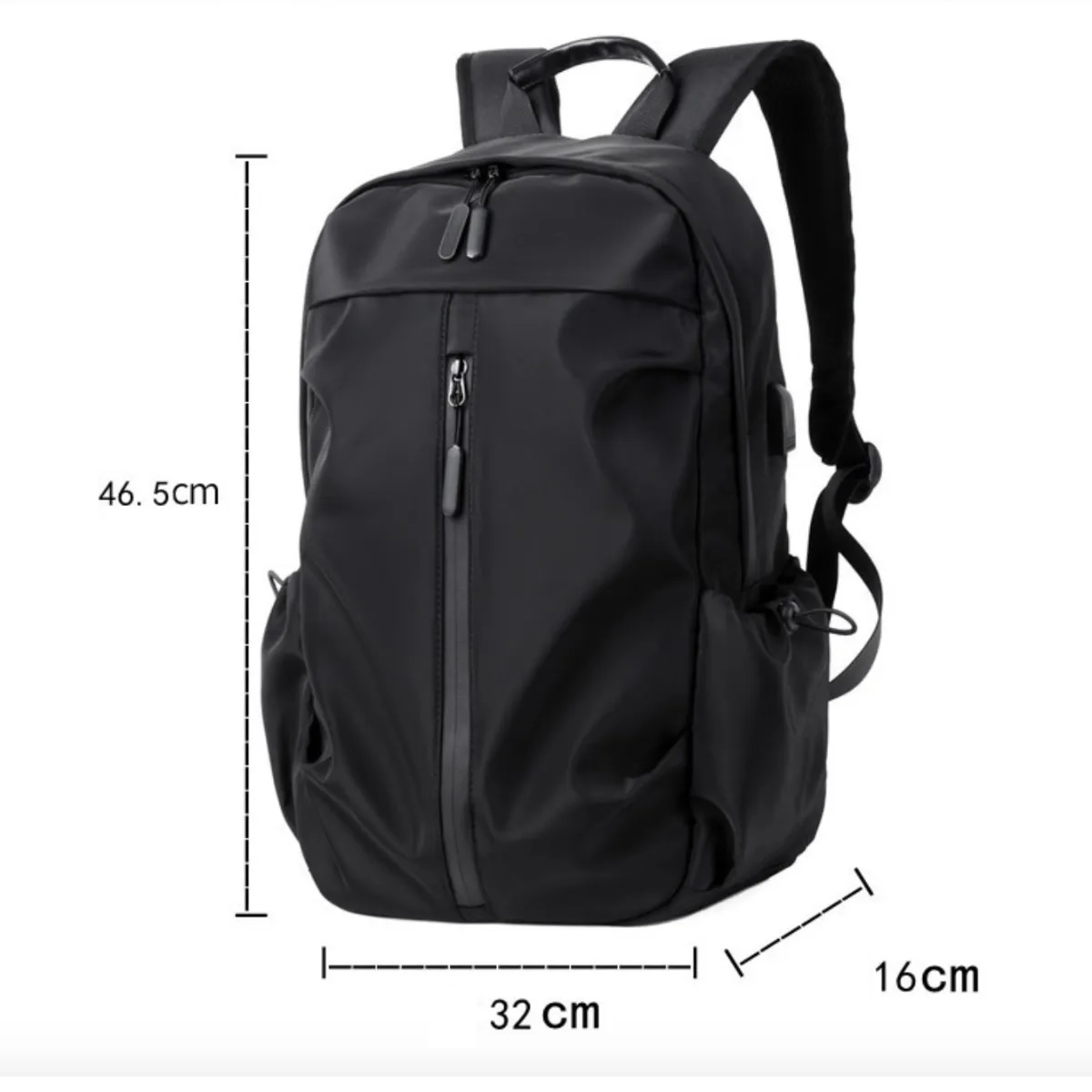 Mochila Laptop ,impermeable Y Resistente Al Desgaste Negra