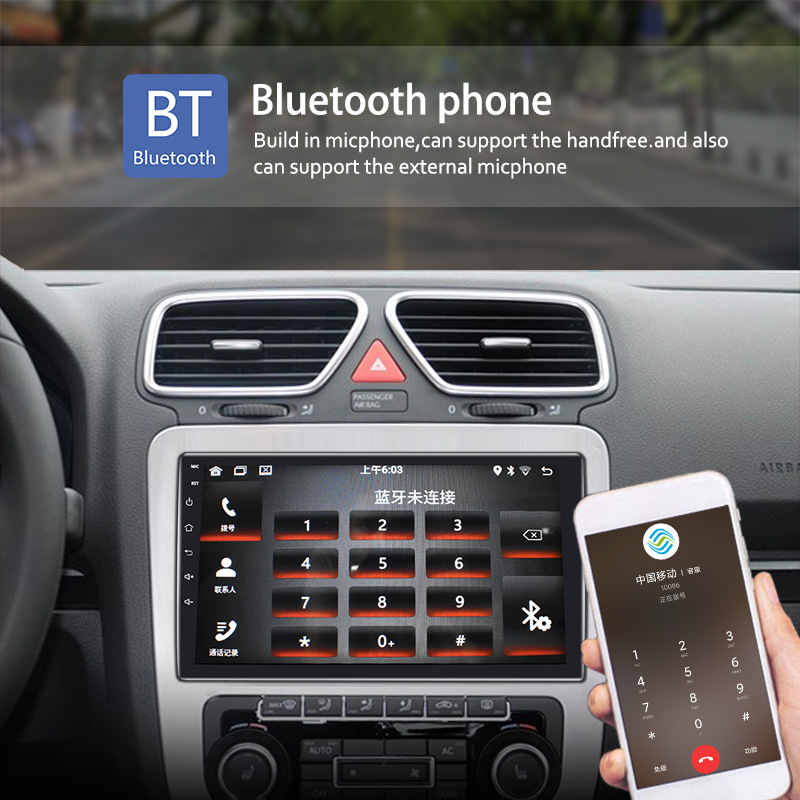 auto estereo android con pantalla, gps y camara de reversa