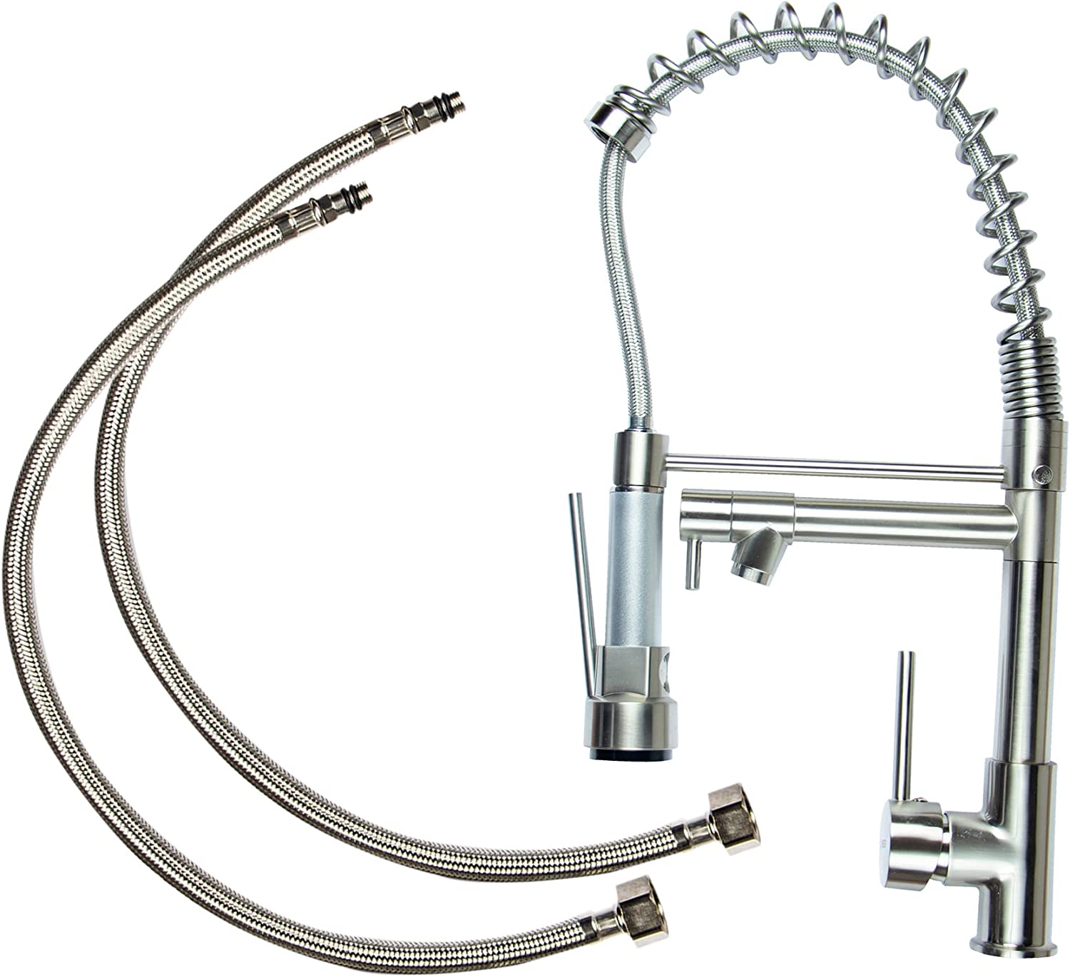 Tarja en acero inoxidable para fregadero, incluye Contra Canasta Y Mezcladora Monomando, (medidas de tarja 59 cm x 45 cm)