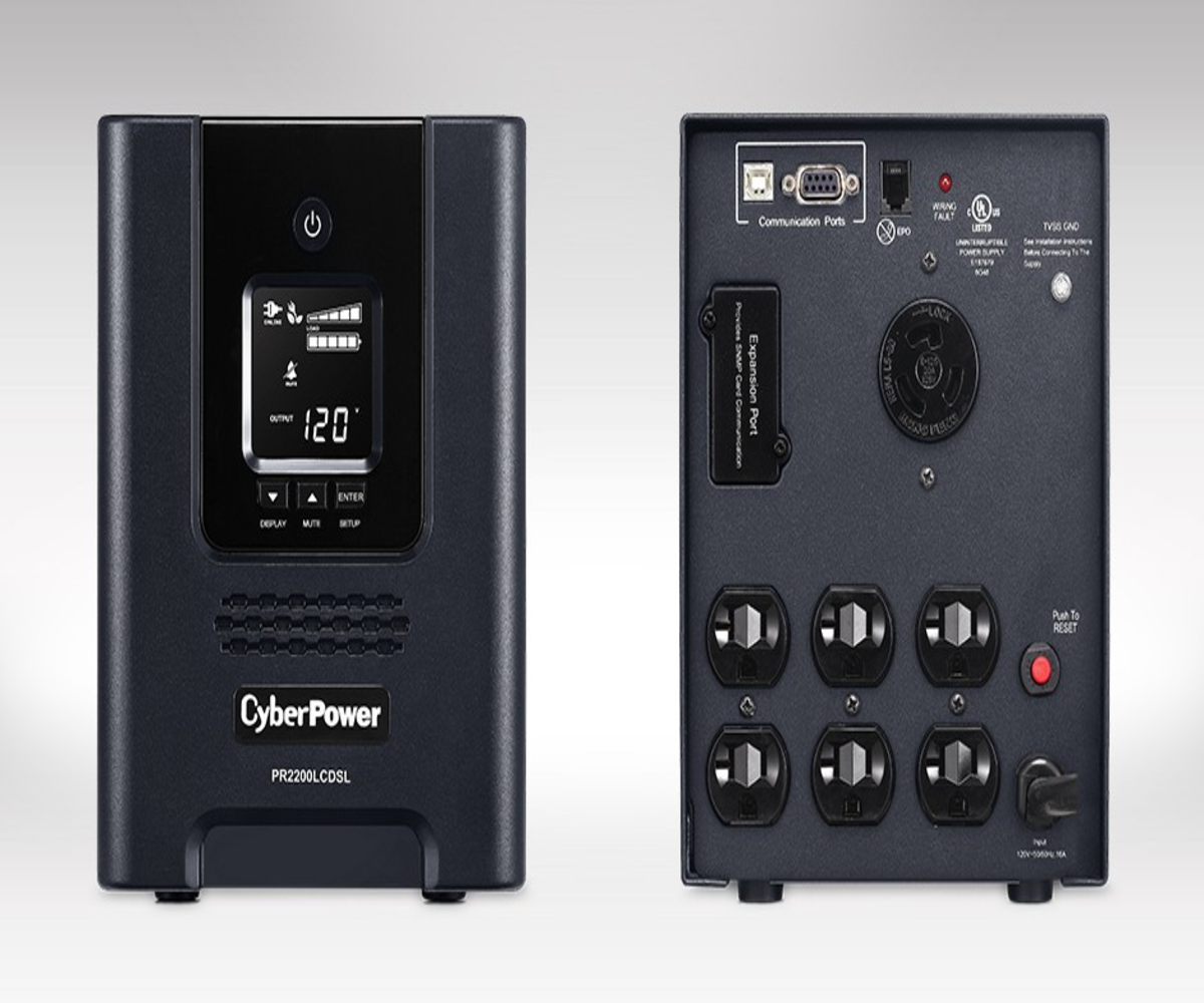 CyberPower UPS de línea interactiva Smart App Sinewave PR3000LCDSL - 3kVA/2.70kW