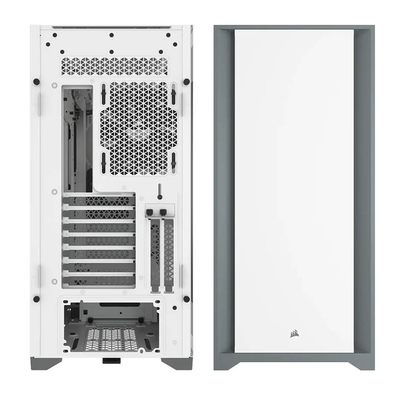 Gabinete CORSAIR ICUE 5000D RGB ATX CRISTAL MIDITOWER CC-9011209-WW- Blanco.