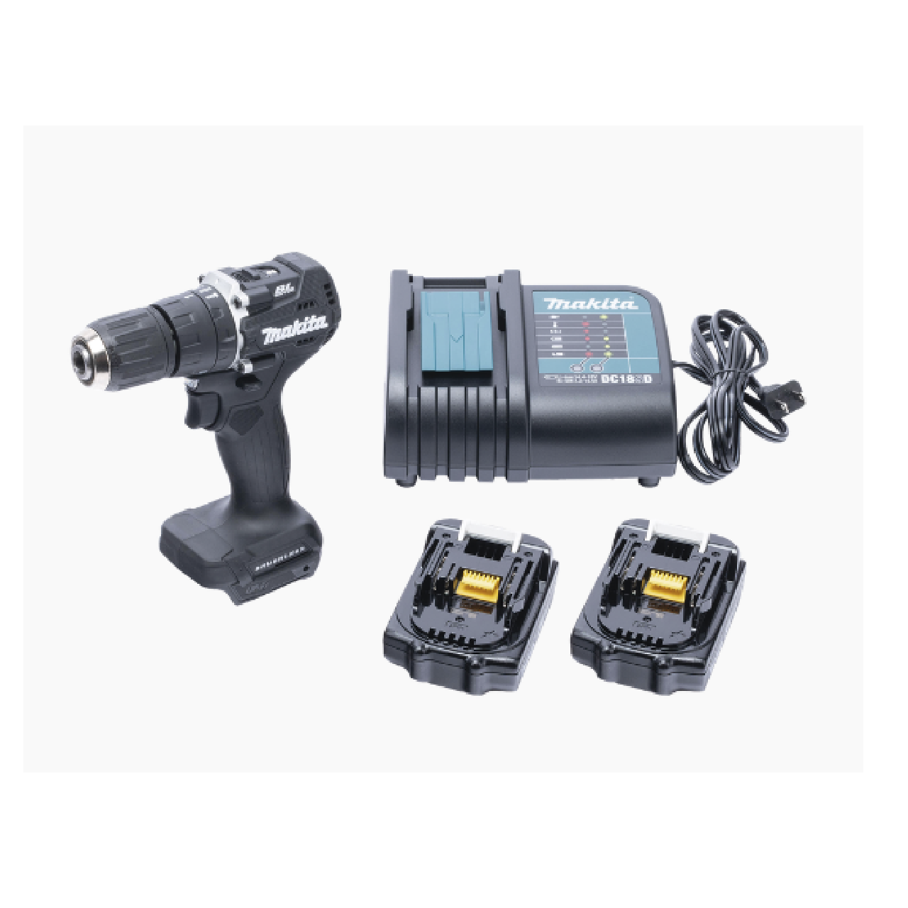 Rotomartillo/ Taladro Inalámbrico sin Carbones, Broquero de 1/2" Makita