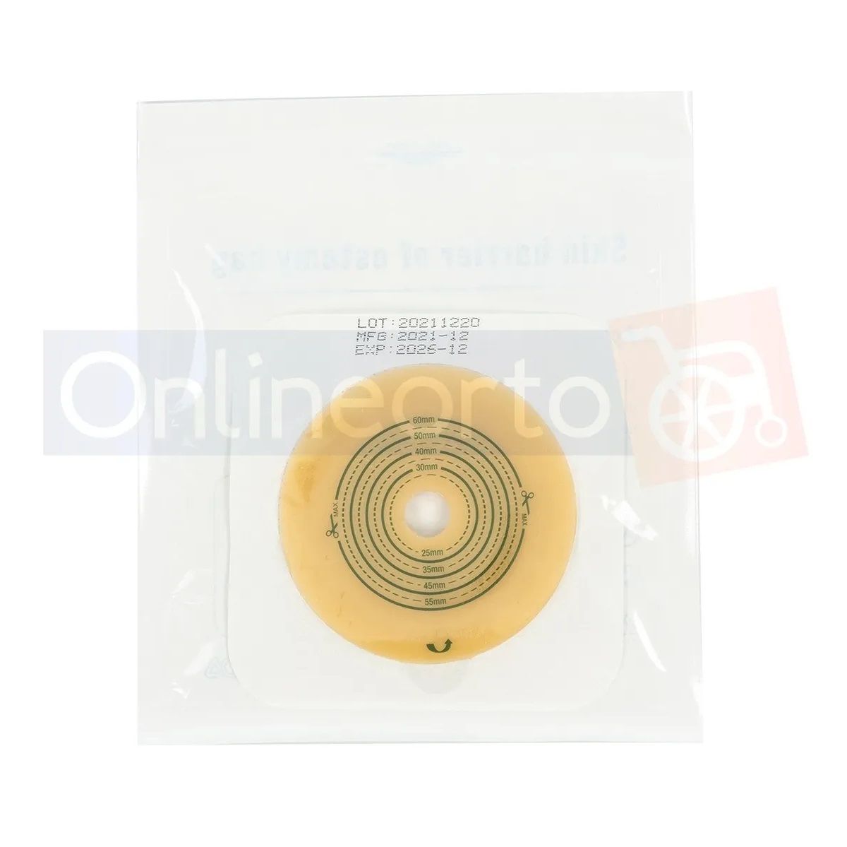 Barrera Para Colostomia Marco Adhesivo Recortable Con 5 Piezas