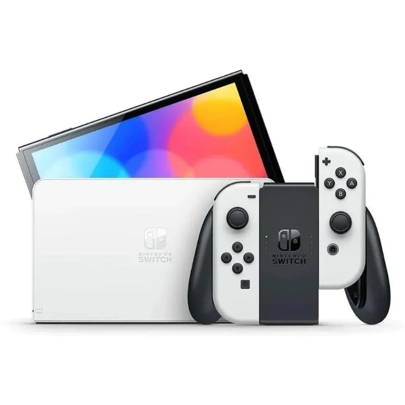  Consola Nintendo Switch Oled Model Joy-Con 7" 64GB - Blanco