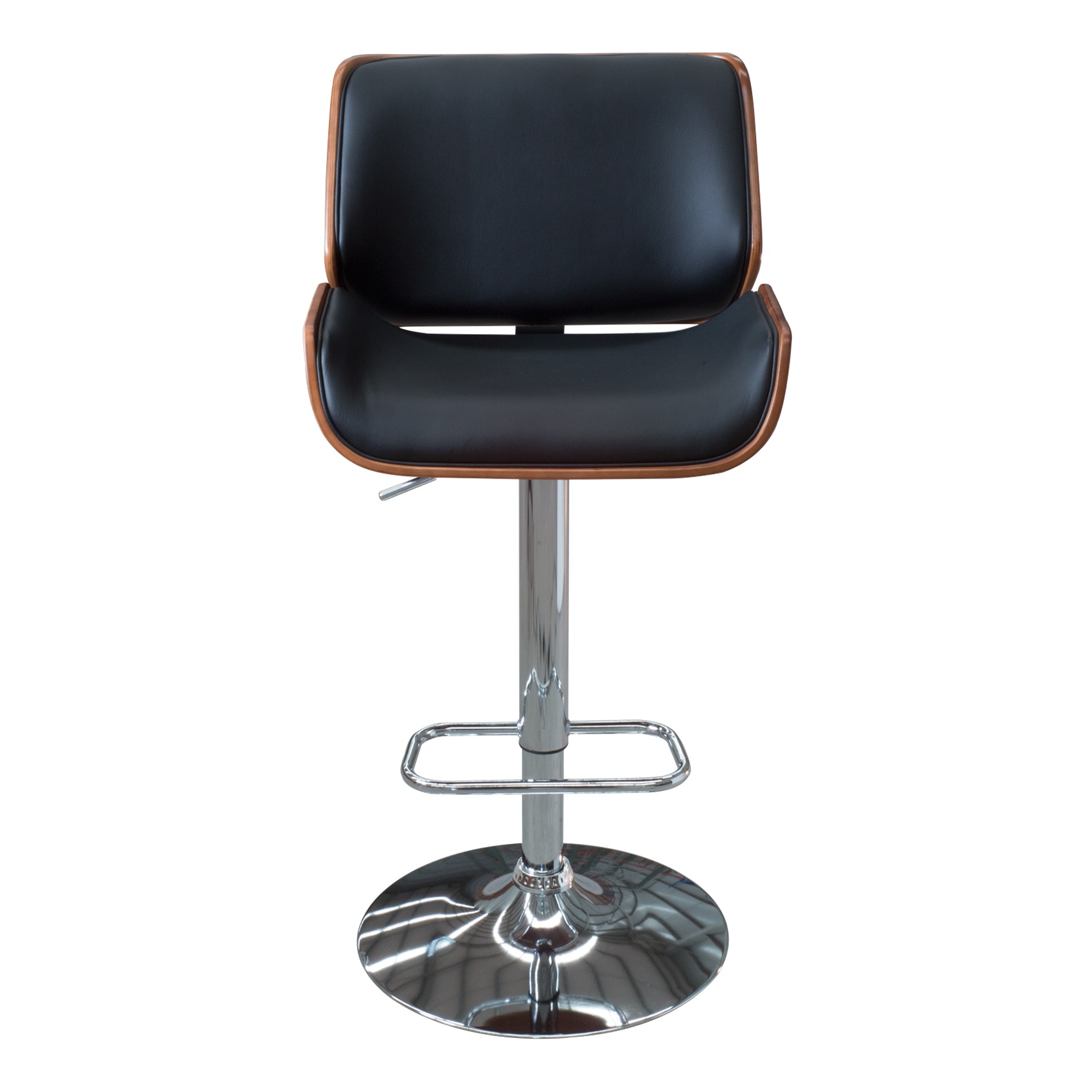 Banco Or1 Madera Ajustable Piston Grupo Microtec Barra Cocina Bar Restaurante pistón desayunador Hidraulico.