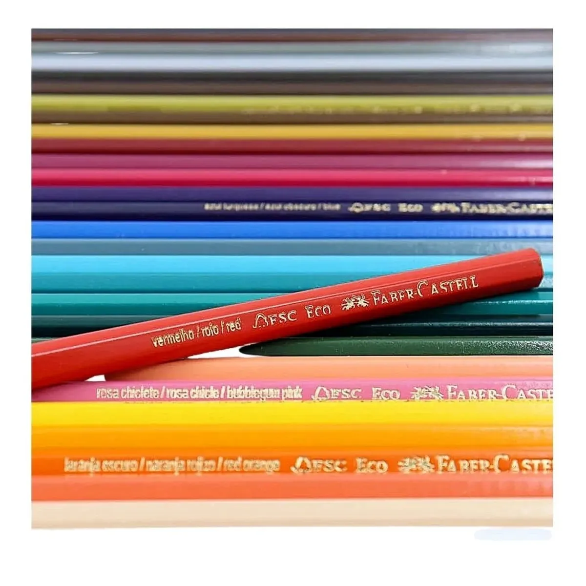 Lápices De Colores Faber Castell Profesional Hexagonal 72 Pz