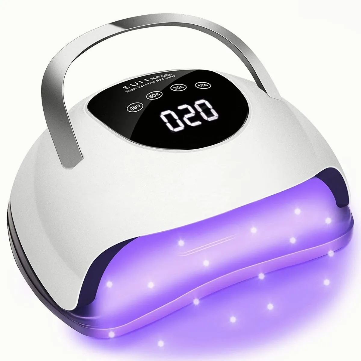 Lampara De Uñas led,secadora Potencia Maxima Blanco
