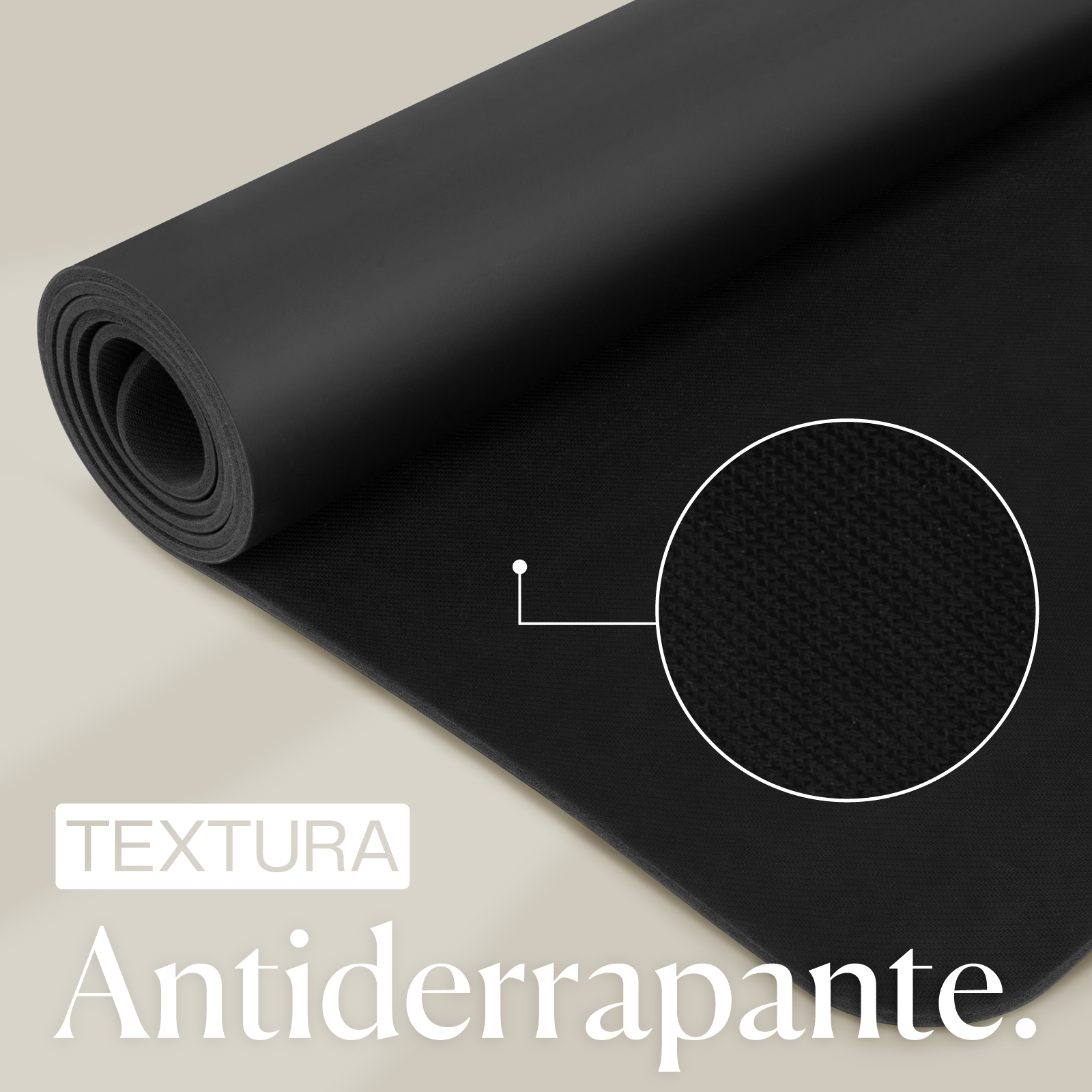 Tapete De Yoga Y Ejercicio C/ Goma Natural De Poliuretano Eleva