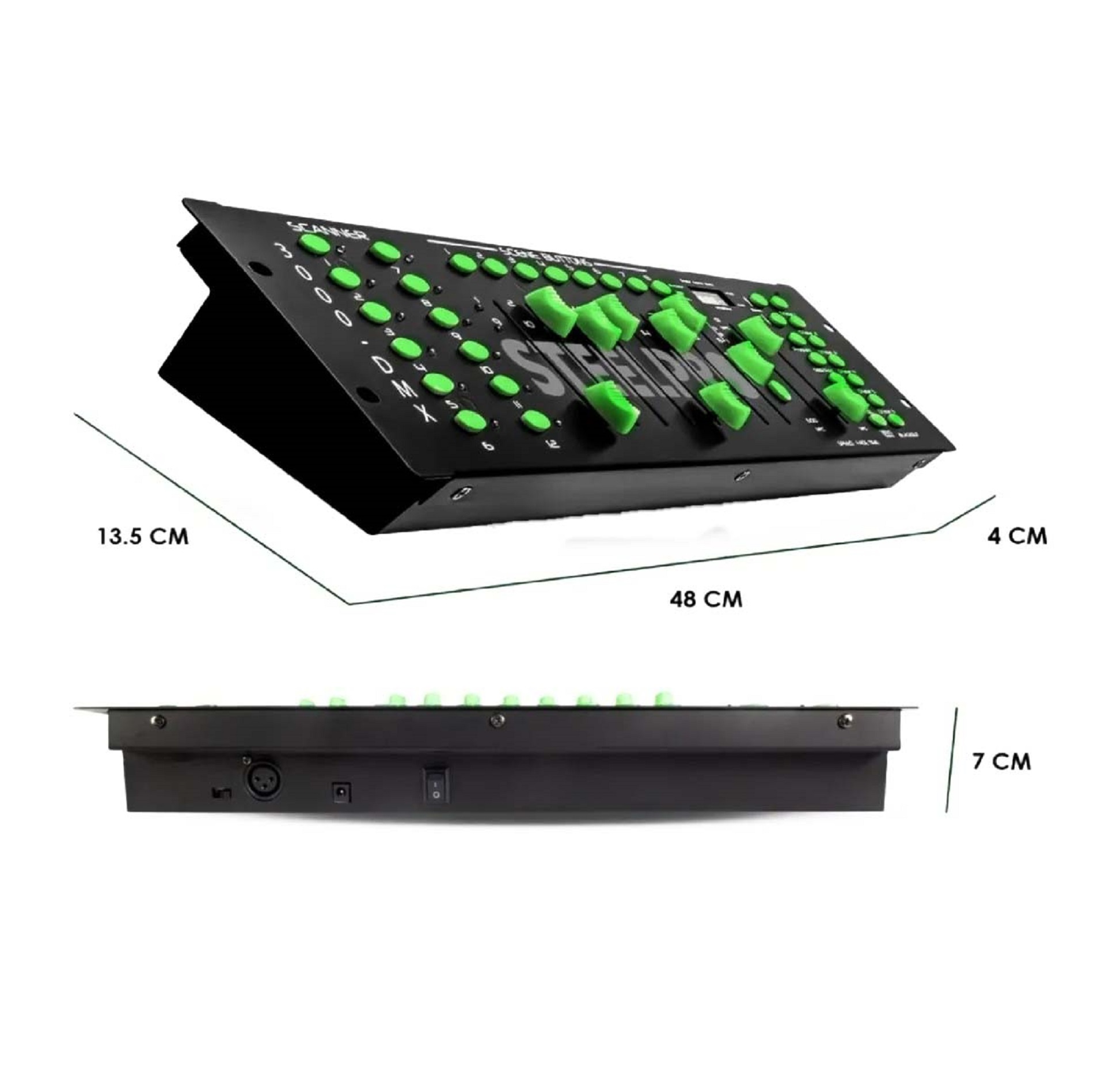 Controlador Iluminación Profesional Dmx Steelpro 