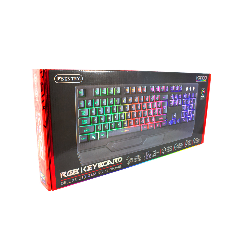 Teclado Gamer Con Iluminación Rgb Con Cable Usb Gaming