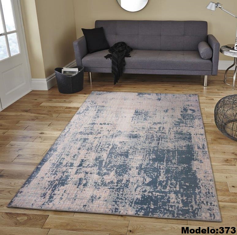 Tapete muy moderno Difuminado tipo Persa, Cemento ideal Salas muy Suave 1.15x1.60 mts
