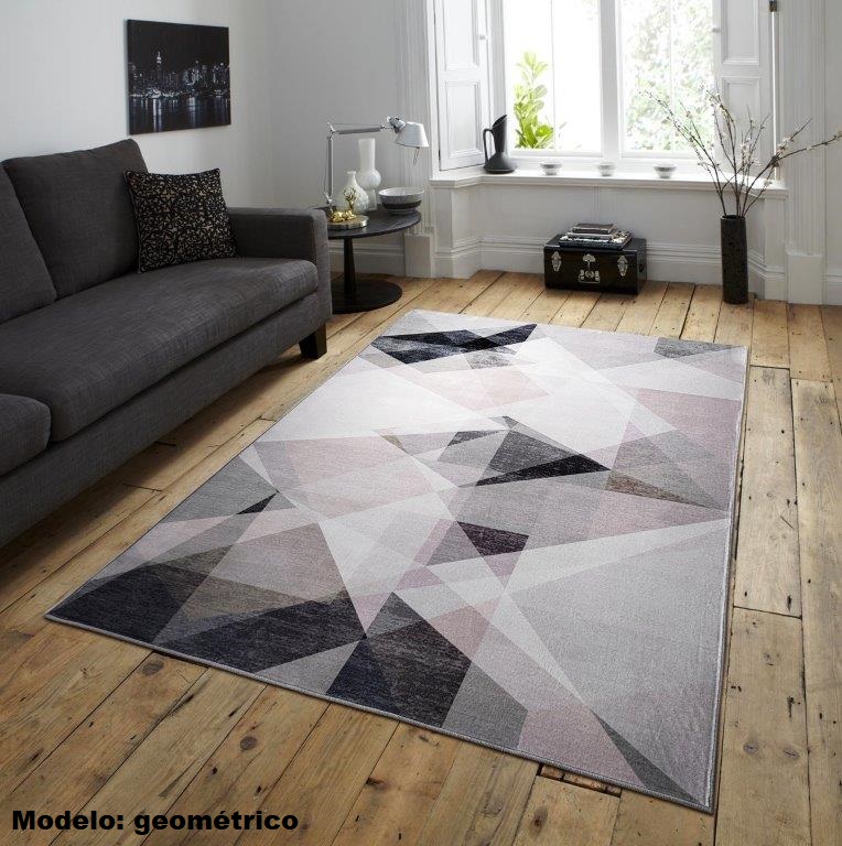 Tapete muy moderno Difuminado tipo Persa, Cemento ideal Salas muy Suave 1.15x1.60 mts