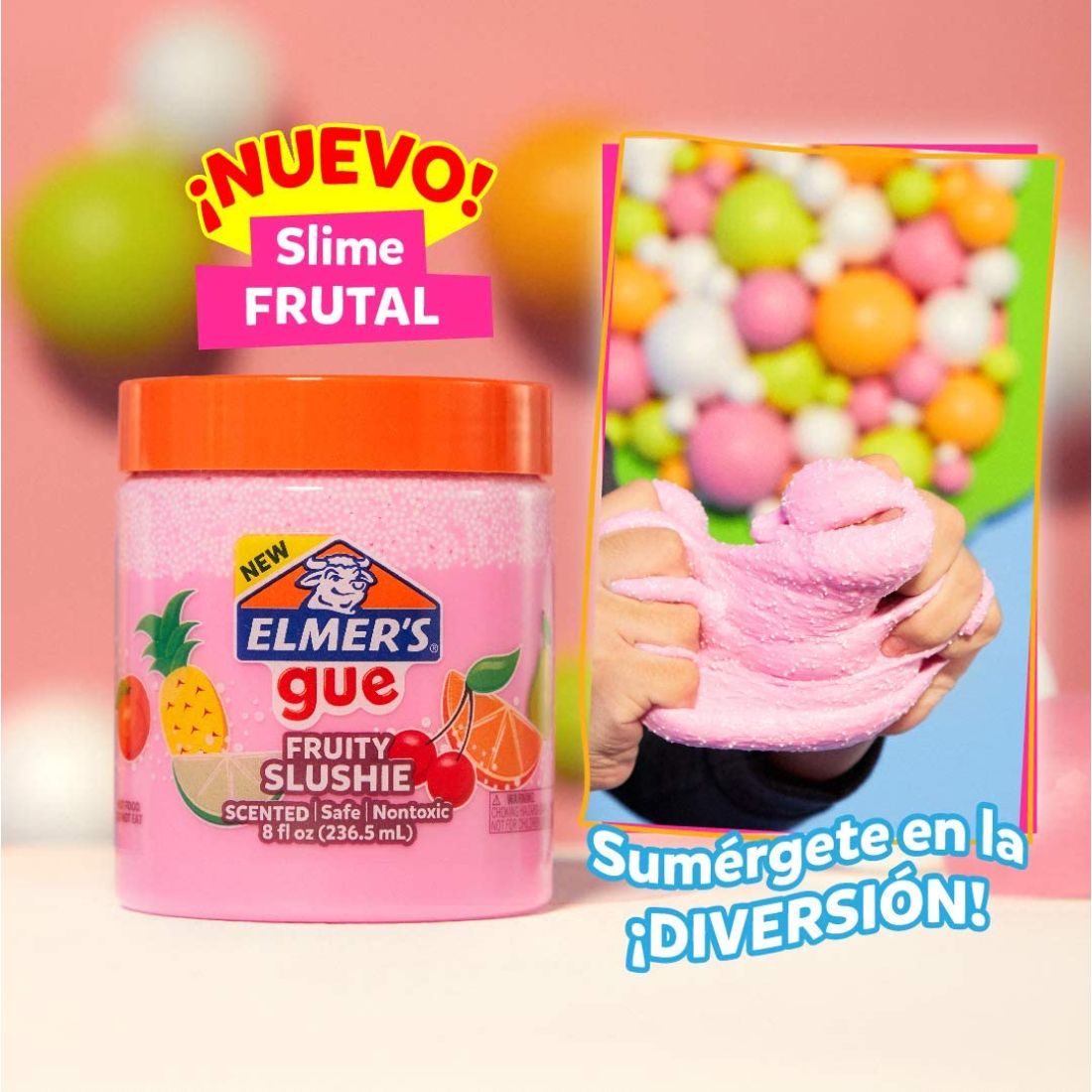 Slime Gue Slushie Con Aroma Frutal 236 ml
