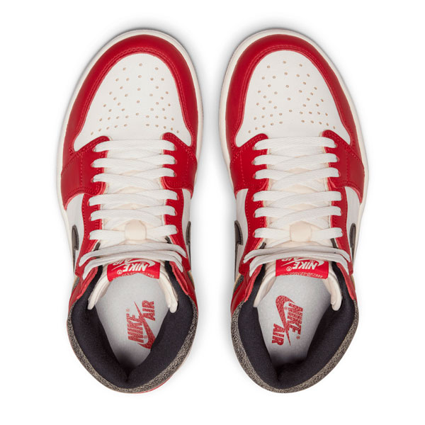 TENIS AIR JORDAN 1 RETRO HIGH OG CHICAGO ROJO/BLANCO DZ5485-612