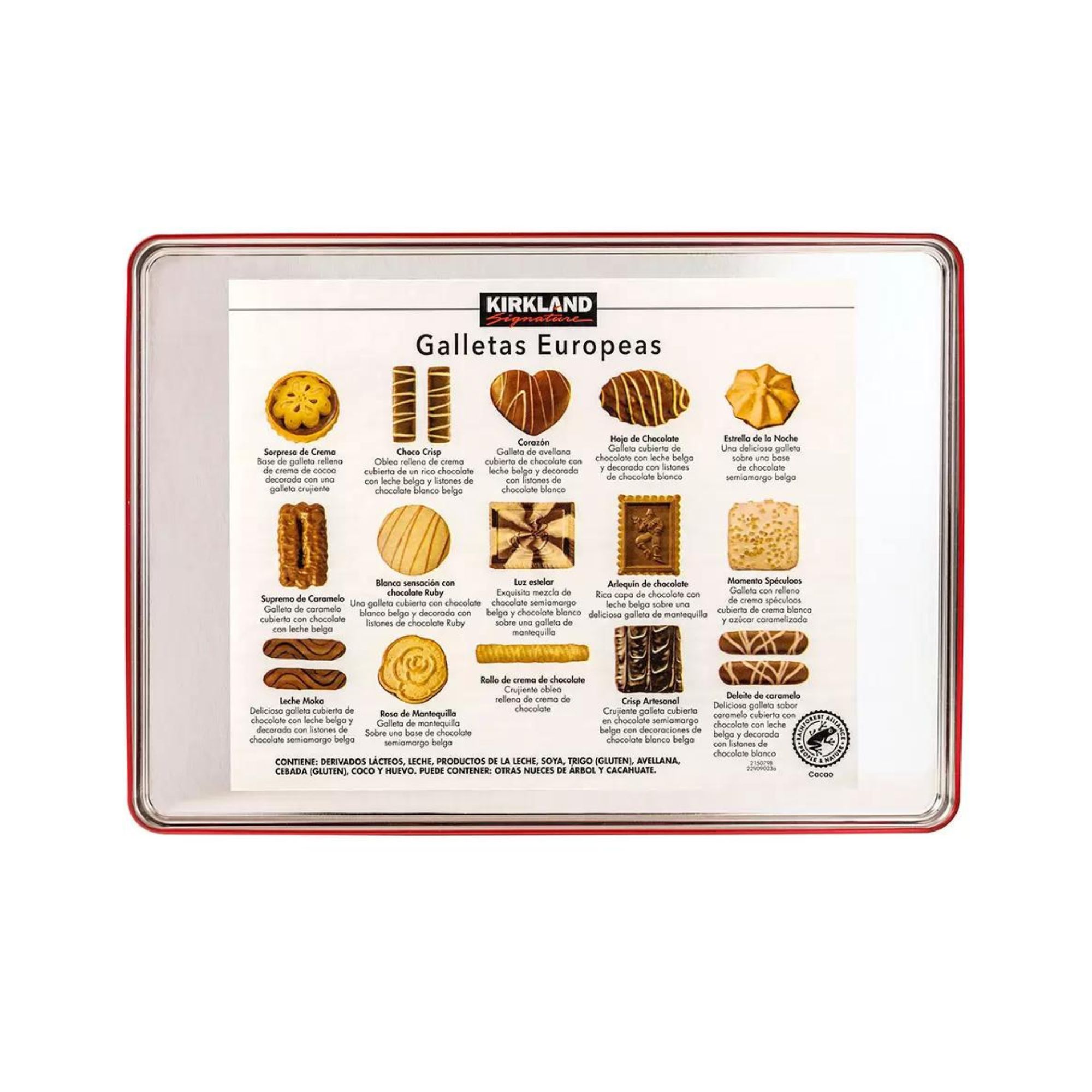 Galletas Europeas Con Chocolate Belga Kirkland 1.4 Kg