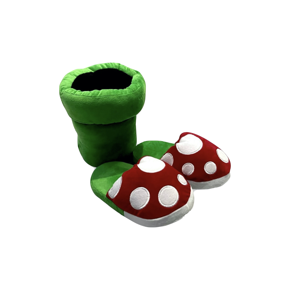 Pantuflas Para Adulto Planta Carnívora Mario Bros