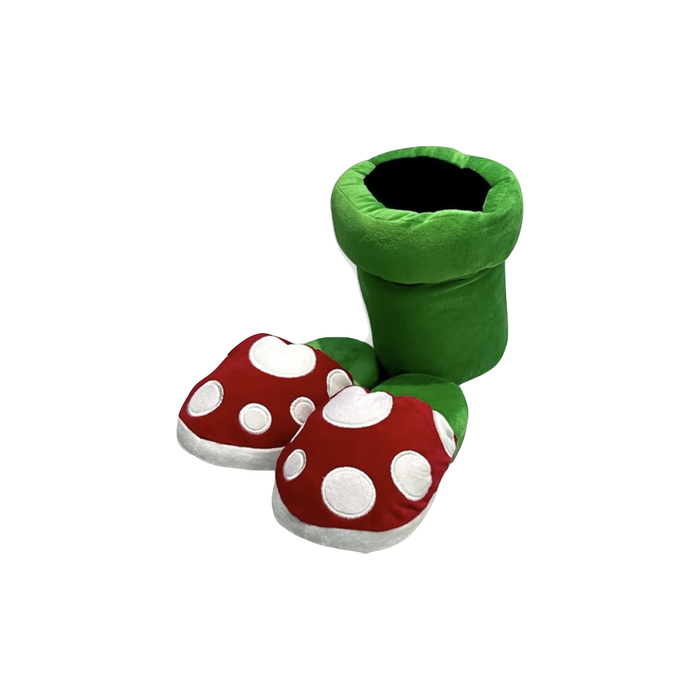 Pantuflas Para Adulto Planta Carnívora Mario Bros