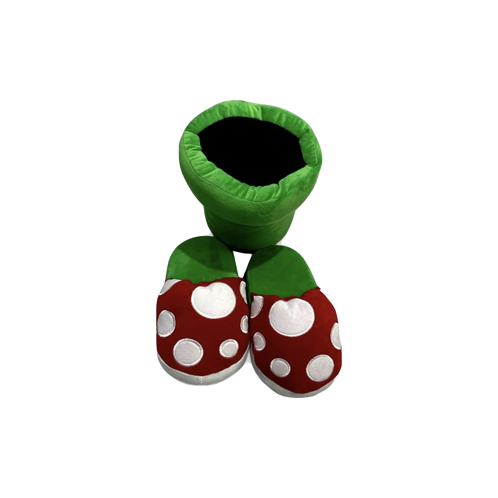 Pantuflas Para Adulto Planta Carnívora Mario Bros