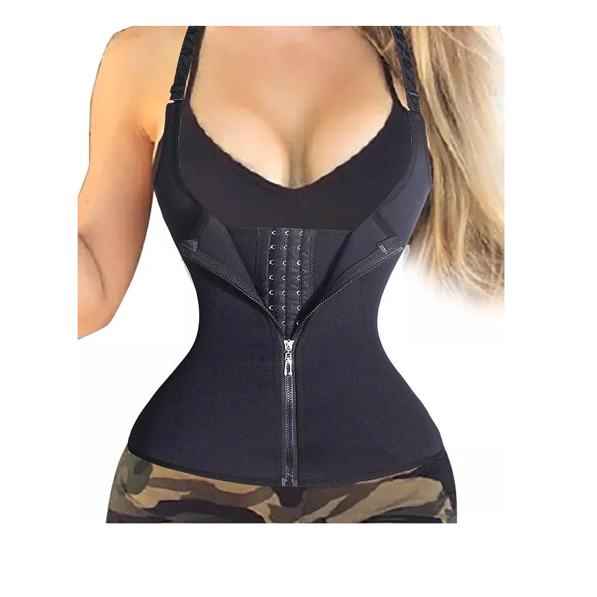 Faja Con Broches Y Cierre Doble Compresión Máximo Ajuste L