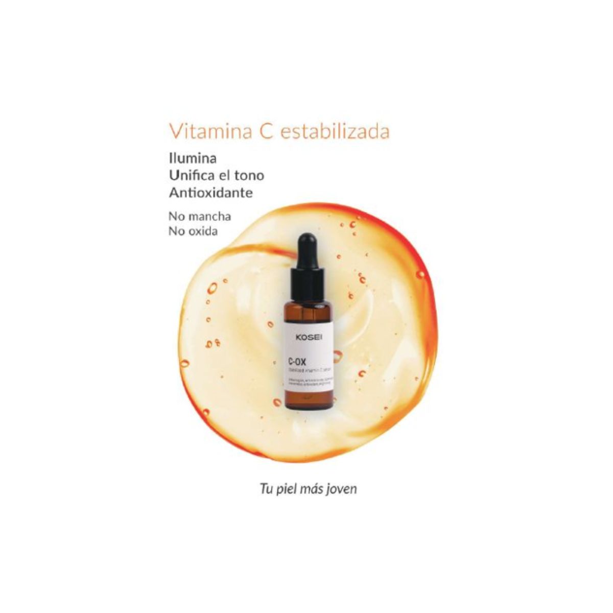 Serum de Vitamina C, 30 ml, KOSEI COX Stabilized Vitamin C