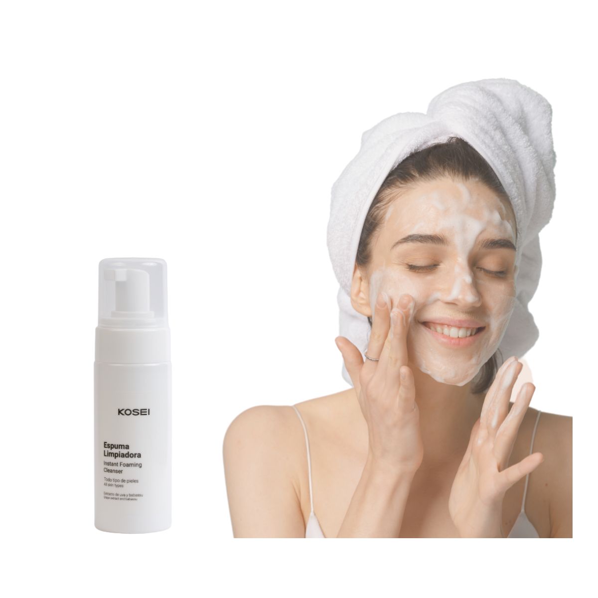 Espuma limpiadora facial 150 ml, KOSEI