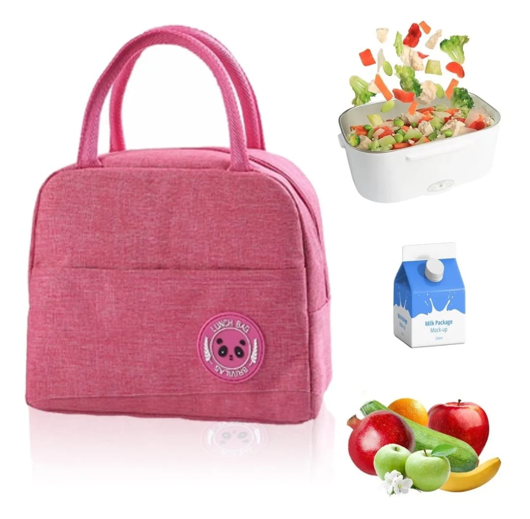 Lonchera Bolsa Termica Aislamiento Frio Y Calor  rosa