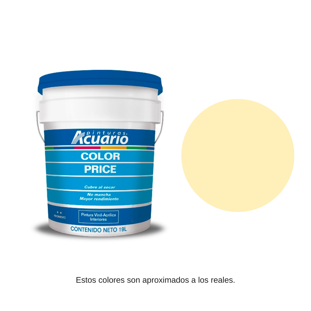 Pintura Color Price Color Paja 19 Lt Acuario VA80190