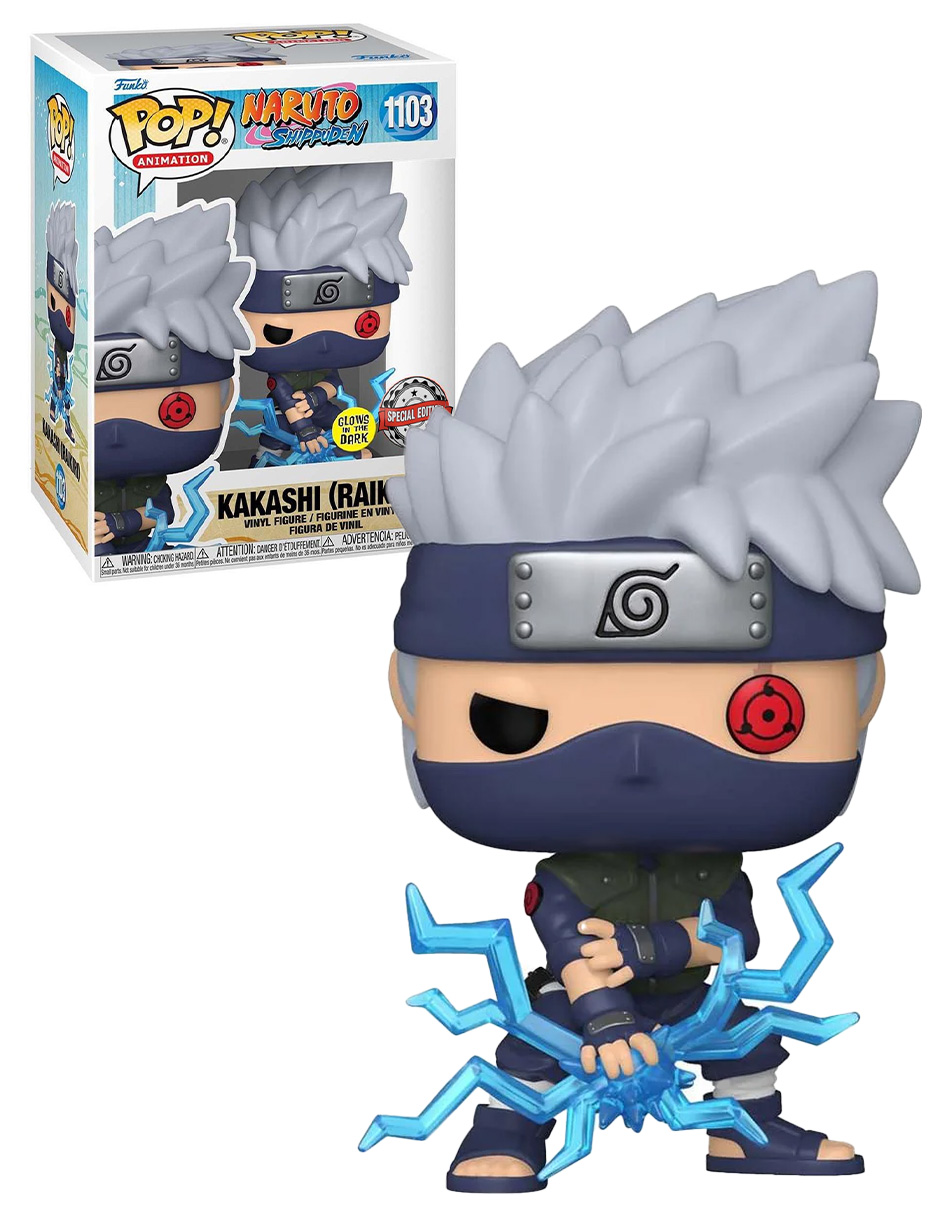 Funko Pop Kakashi Raikiri #822 Glow Naruto Shippuden Anime Original