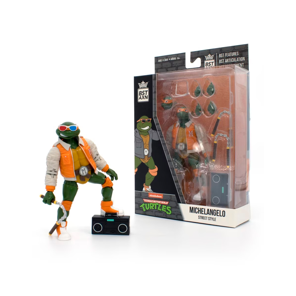 Figura Tortugas Ninja: Michelangelo 42 cm