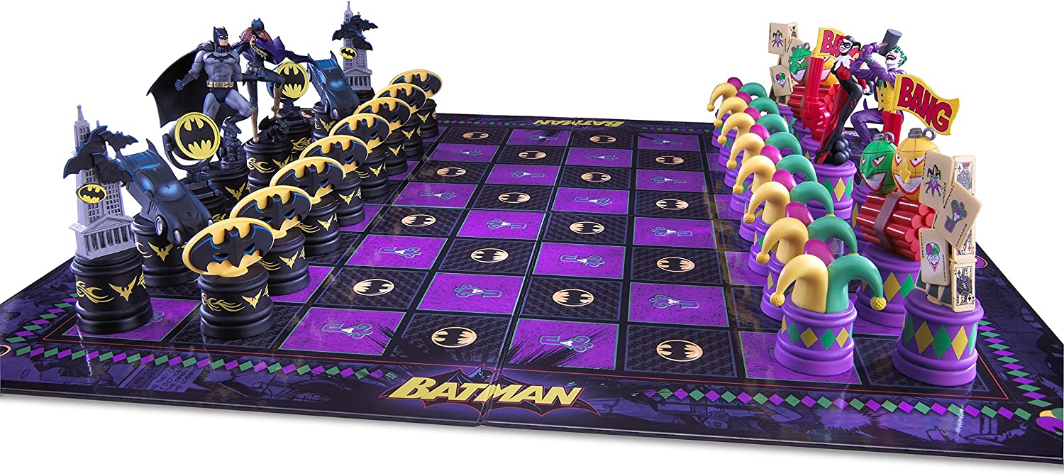 Juego de ajedrez de Batman vs El Guasón)