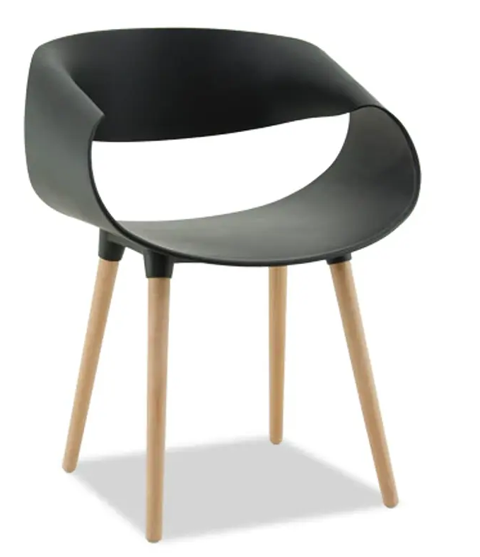 Set de 2 sillas modernas, estilo nordico