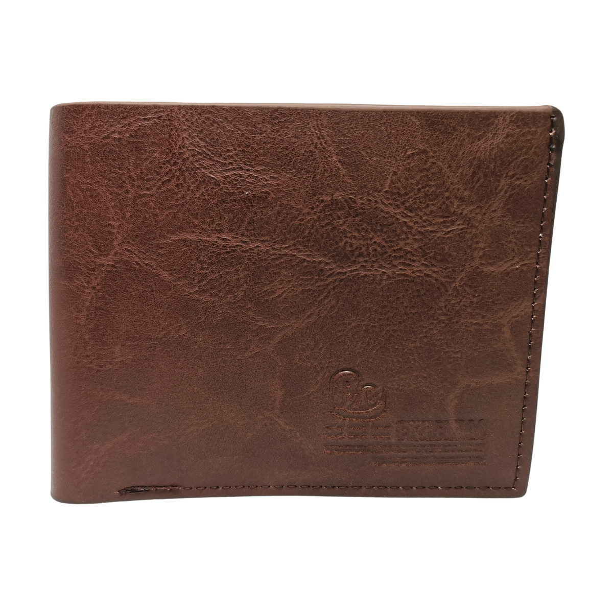 Cartera Caballero Compartimentos Color Café Tarjeta Billete Moda Hombre Billetera