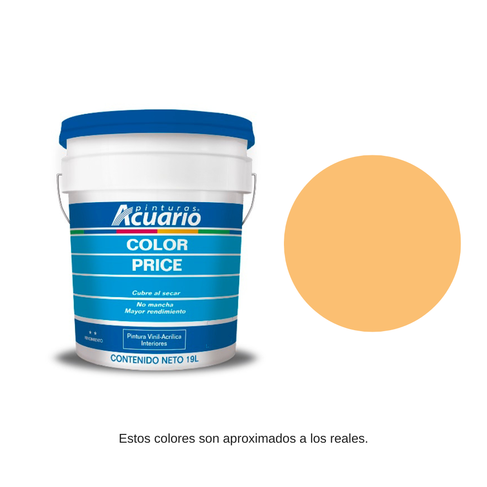 Pintura Color Price Color Durazno 19 Lt Acuario VA80890