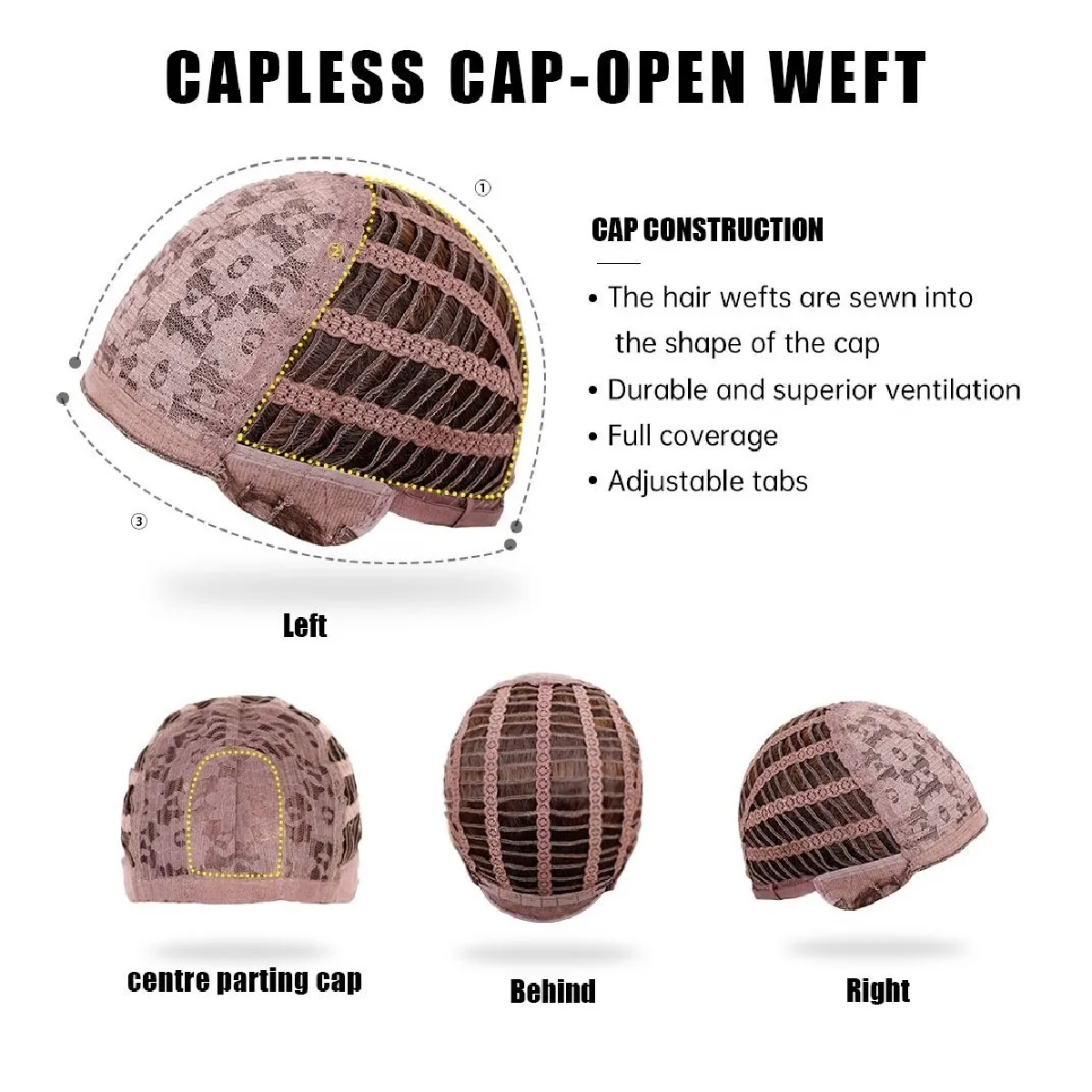 Peluca Larga Ondulada Cosplay Para Mujer Con Flequillo Rosa