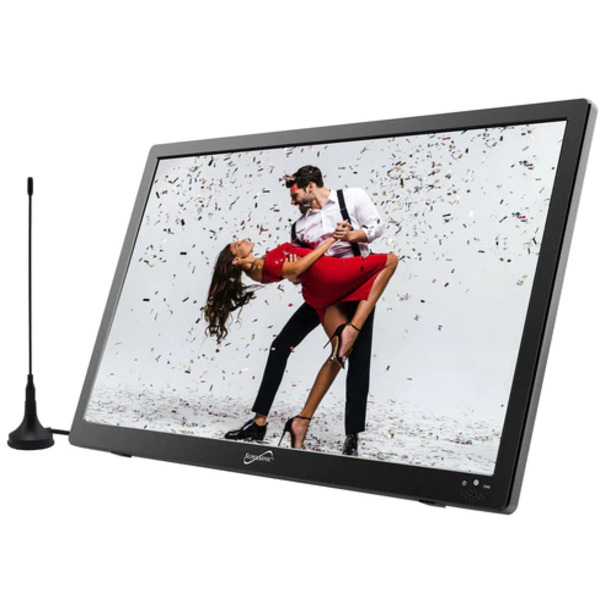 SUPERSONIC reproductor Portatil DVD 16 Pulgadas SC-2816 | Resolucion 1280x800 | Negro