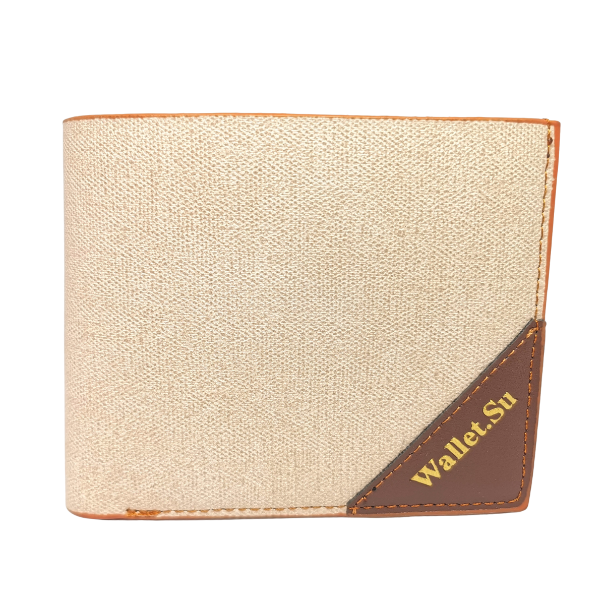 Cartera Caballero Compartimentos Color Beige Tarjeta Billete Moda Hombre Billetera