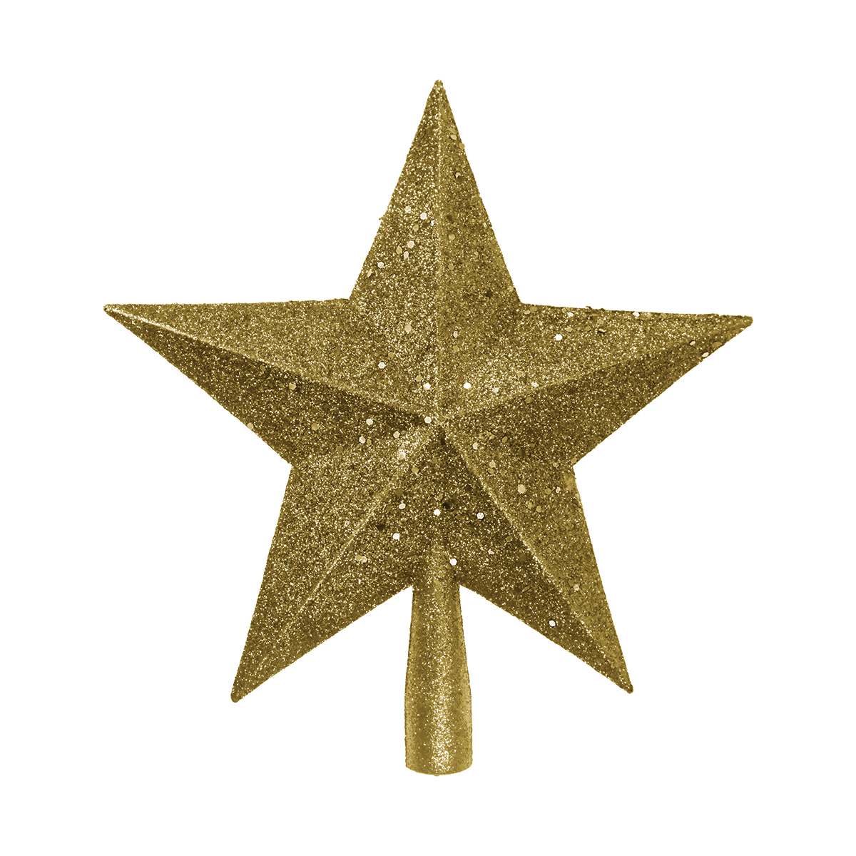Estrella Para Arbol Navidad Diamantada 25 cm 