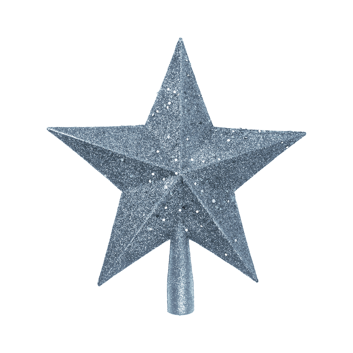 Estrella Para Arbol Navidad Diamantada 25 cm