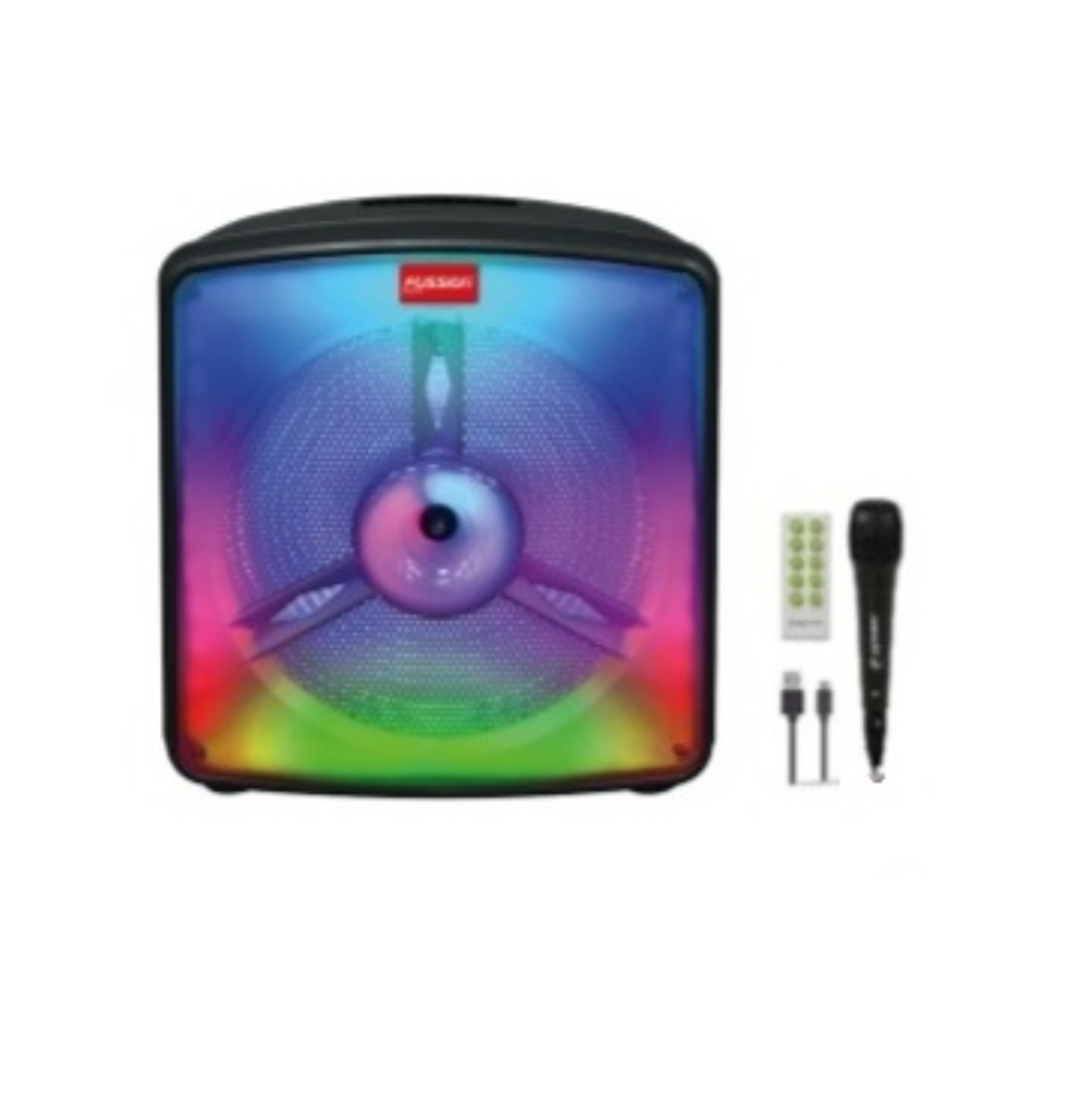 BAFLE AMPLIFICADO FUSSION PBS-157003 15" C/REPRODUCTOR DIGITAL ENDY12