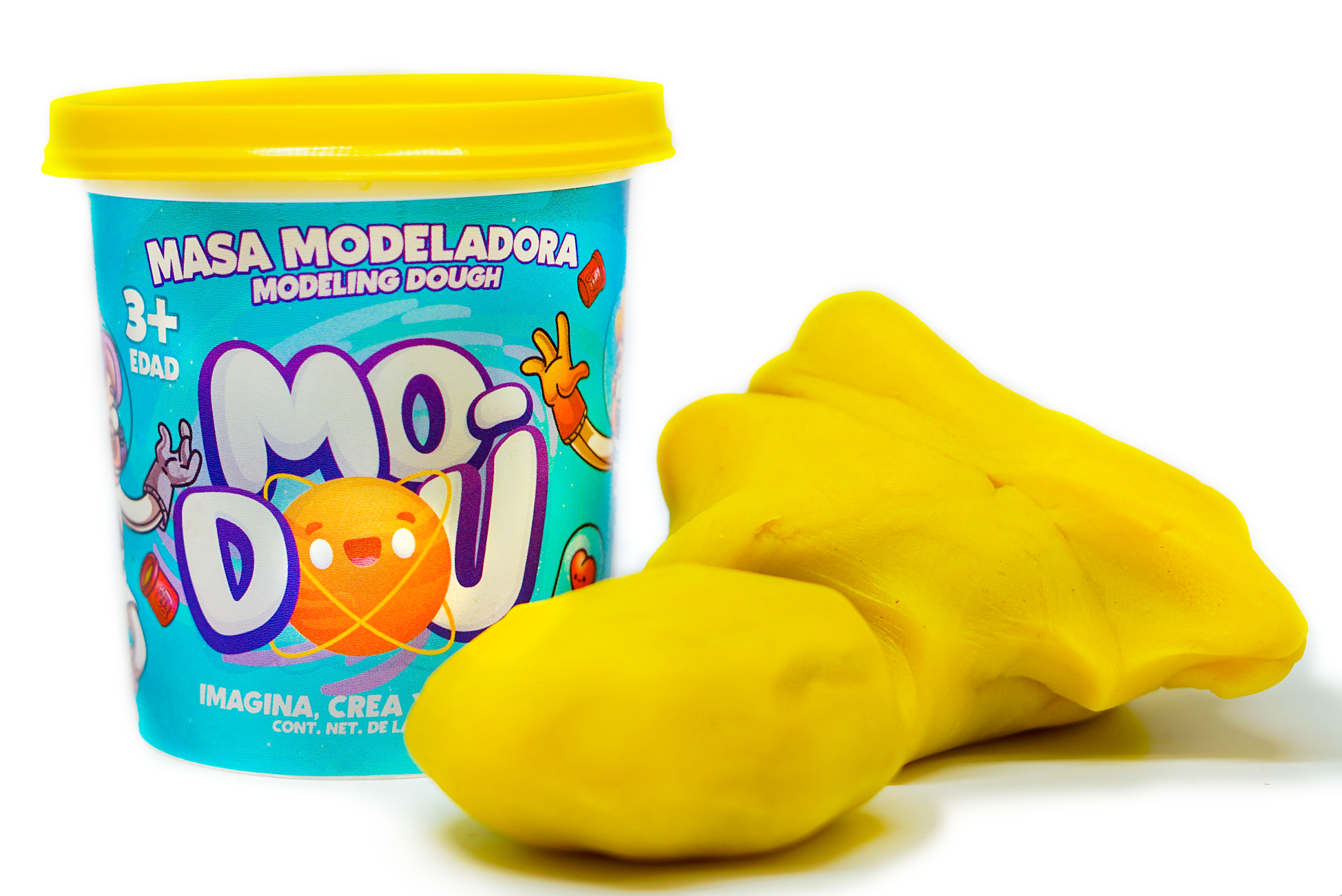 Plastilina Masa Moldeable, 24 Pzs 12 Colores, Juguetes Modou