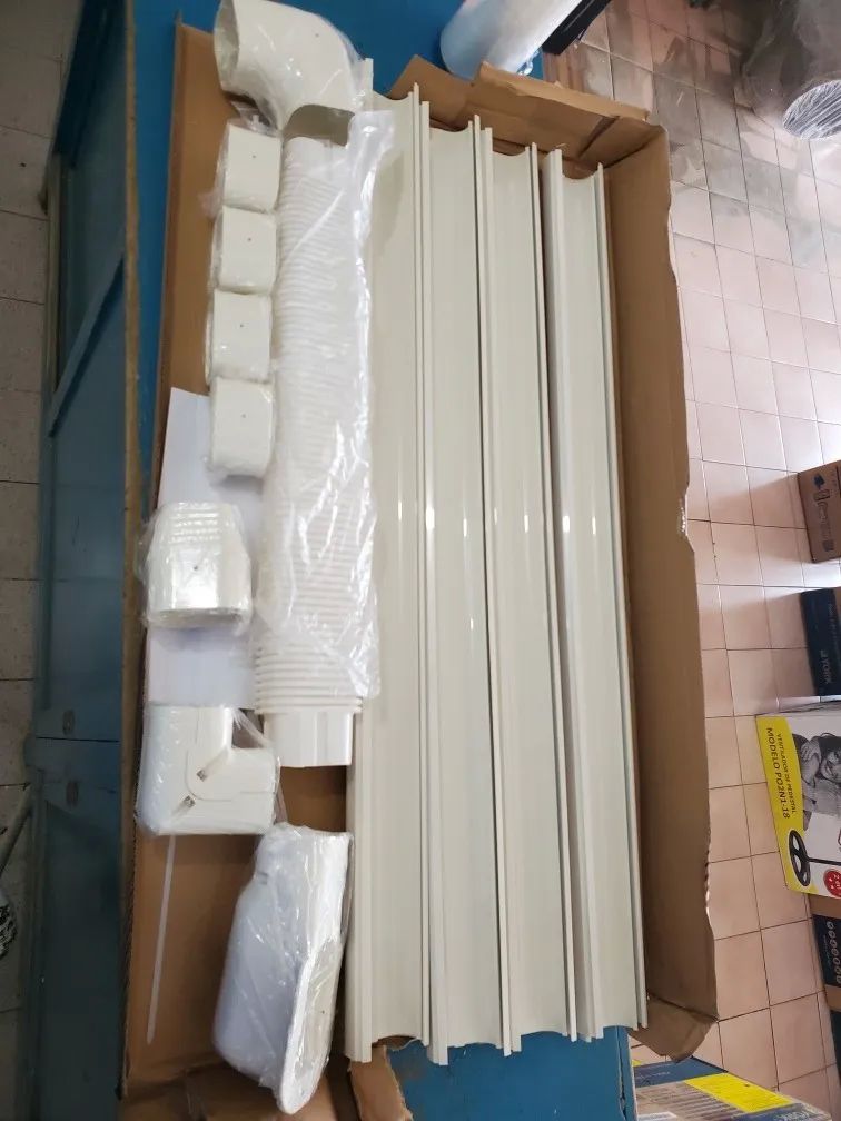 Kit Protector de Tuberia Para Minisplit Decorativa Pvc 8 cm X 4 Metros