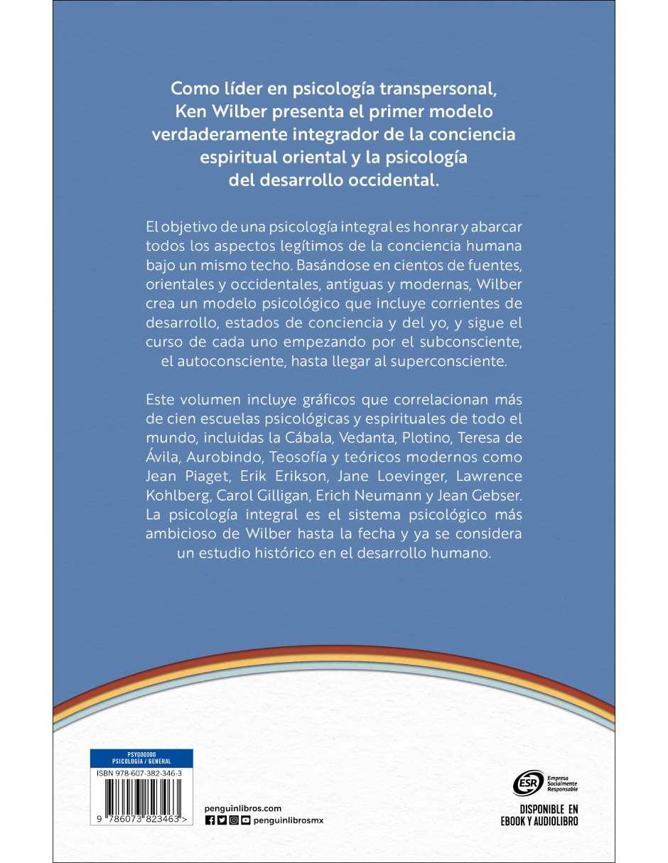 PSICOLOGIA INTEGRAL AUTOR WILBER, KEN