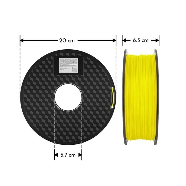 Filamento Pla (poliácido Láctico) Amarillo Para Impresora 3d Steren