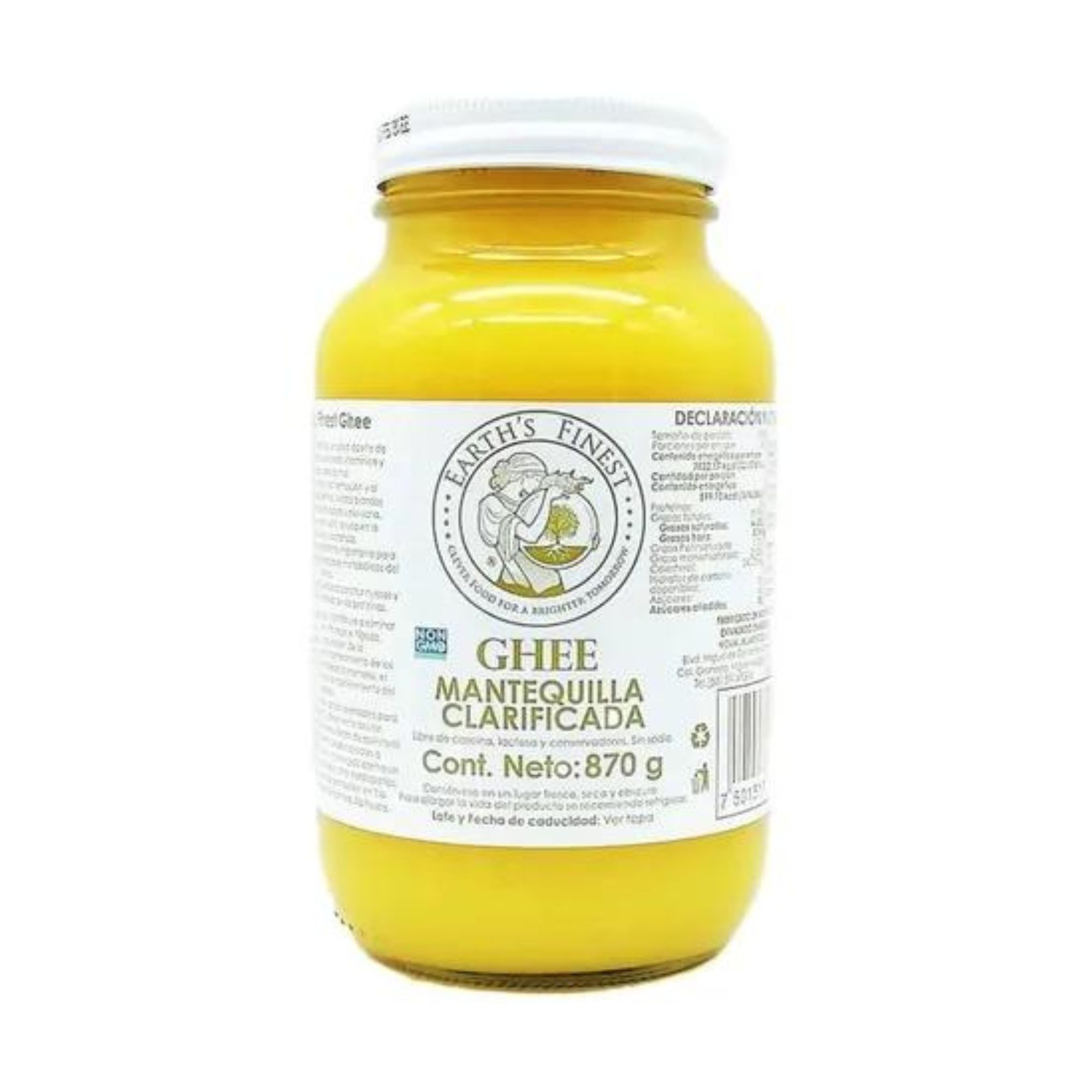 Mantequilla Clarificada Ghee Earth's Finest 870g
