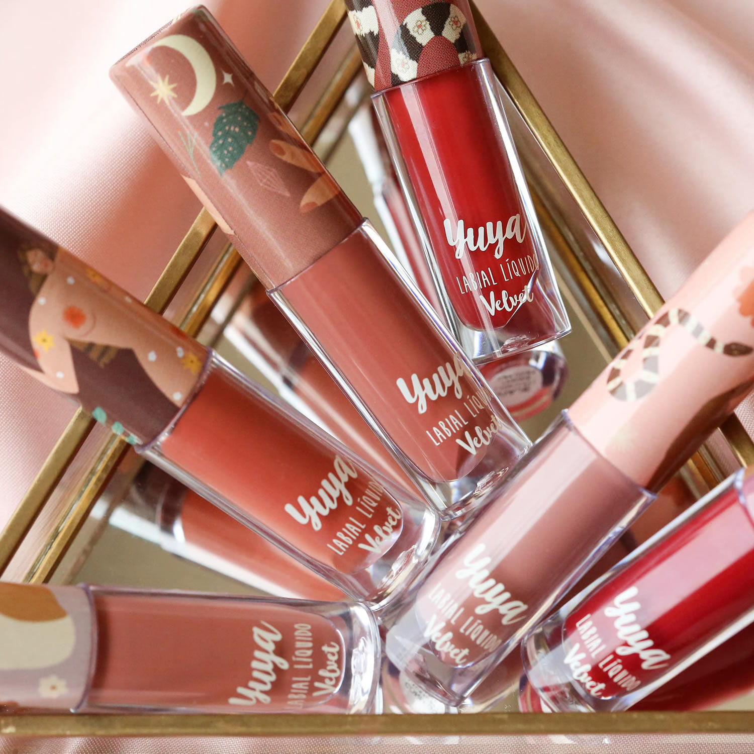 Set De 6 Mini Labiales Líquidos Velvet Yuya 674830 CST