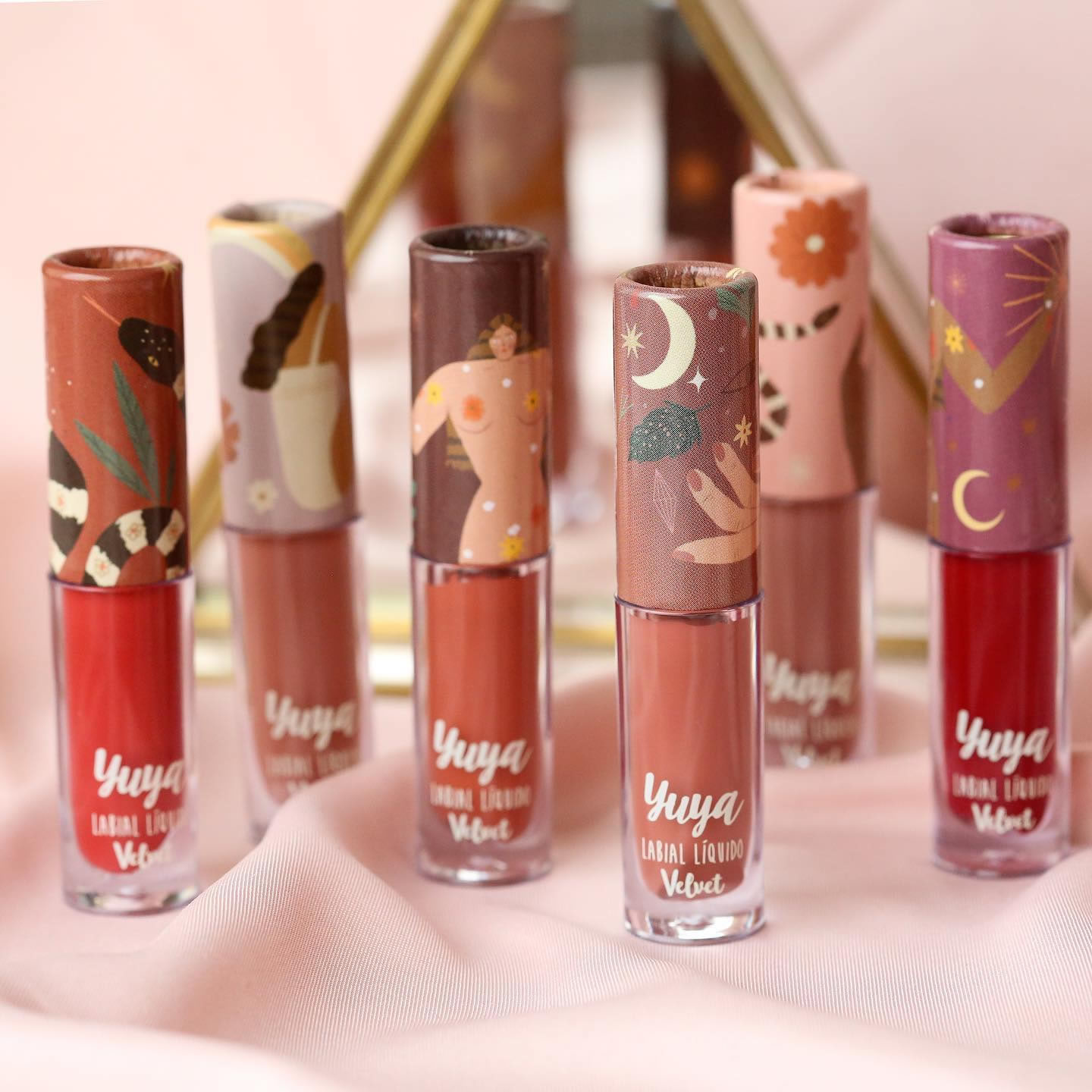 Set De 6 Mini Labiales Líquidos Velvet Yuya 674830 CST